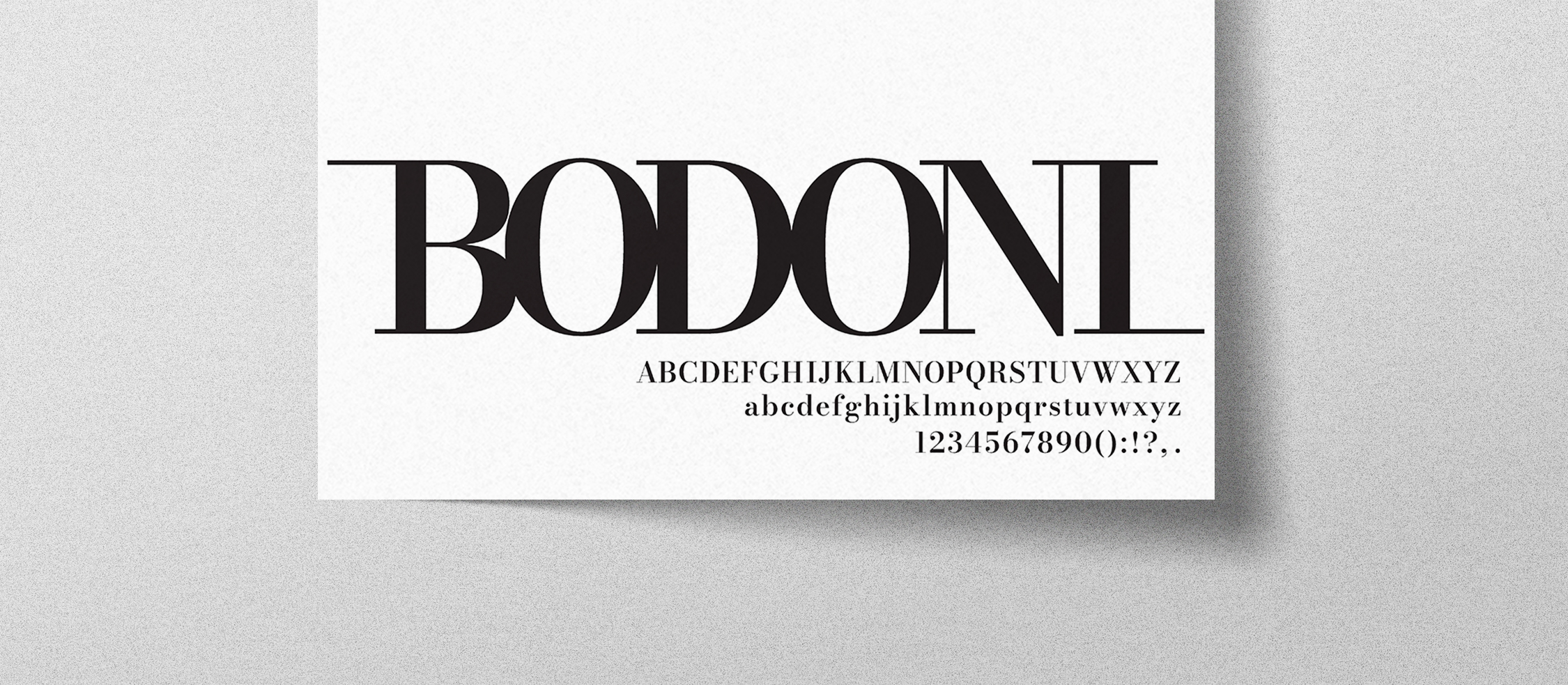 Bodoni Font