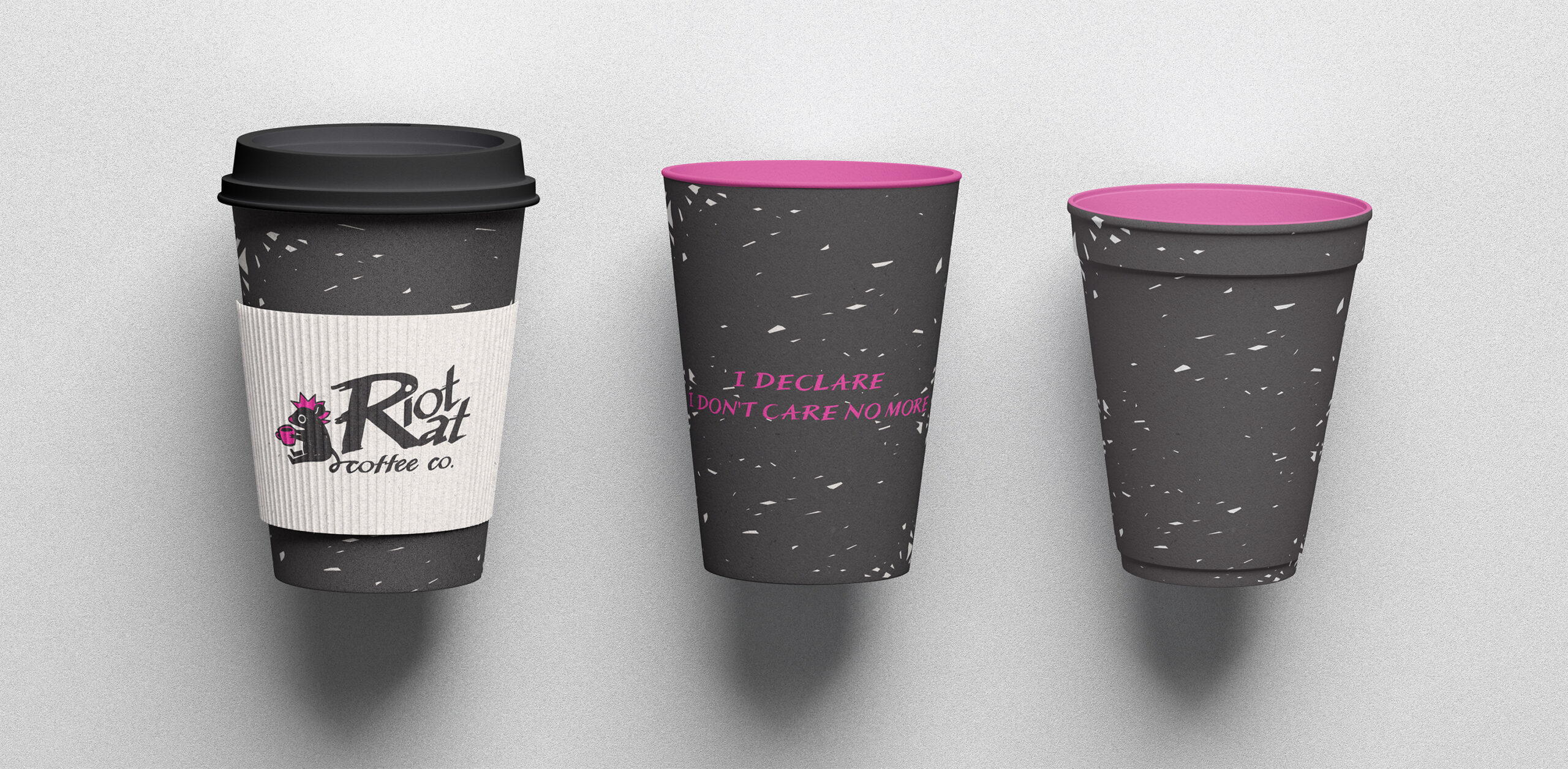 coffee cups with sleeves